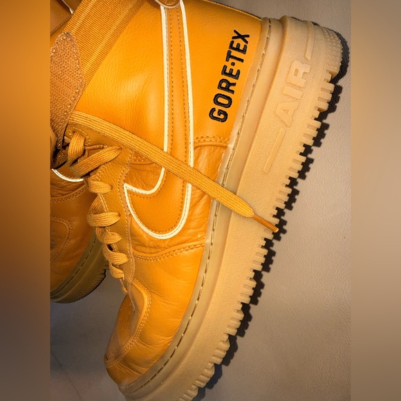 Nike Mens Air Force 1 Gore-Tex ‘Wheat’ Boots - Picture 8 of 11